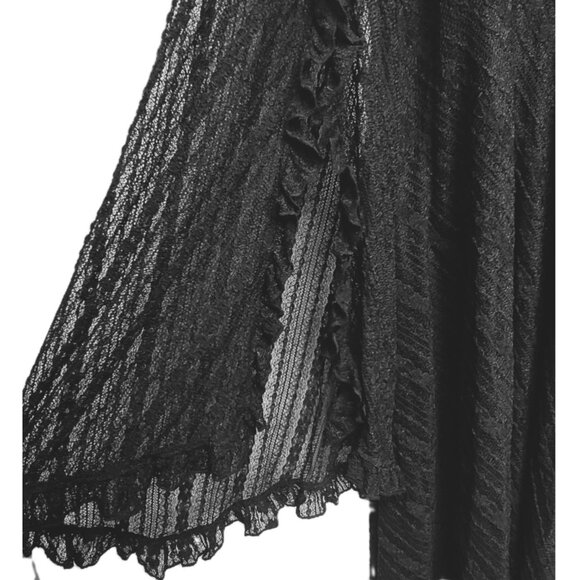 NWT Killstar Gabriele Maiden Black Lace Hi-Low Dress 4XL fits 2XL / 18 - Picture 8 of 15